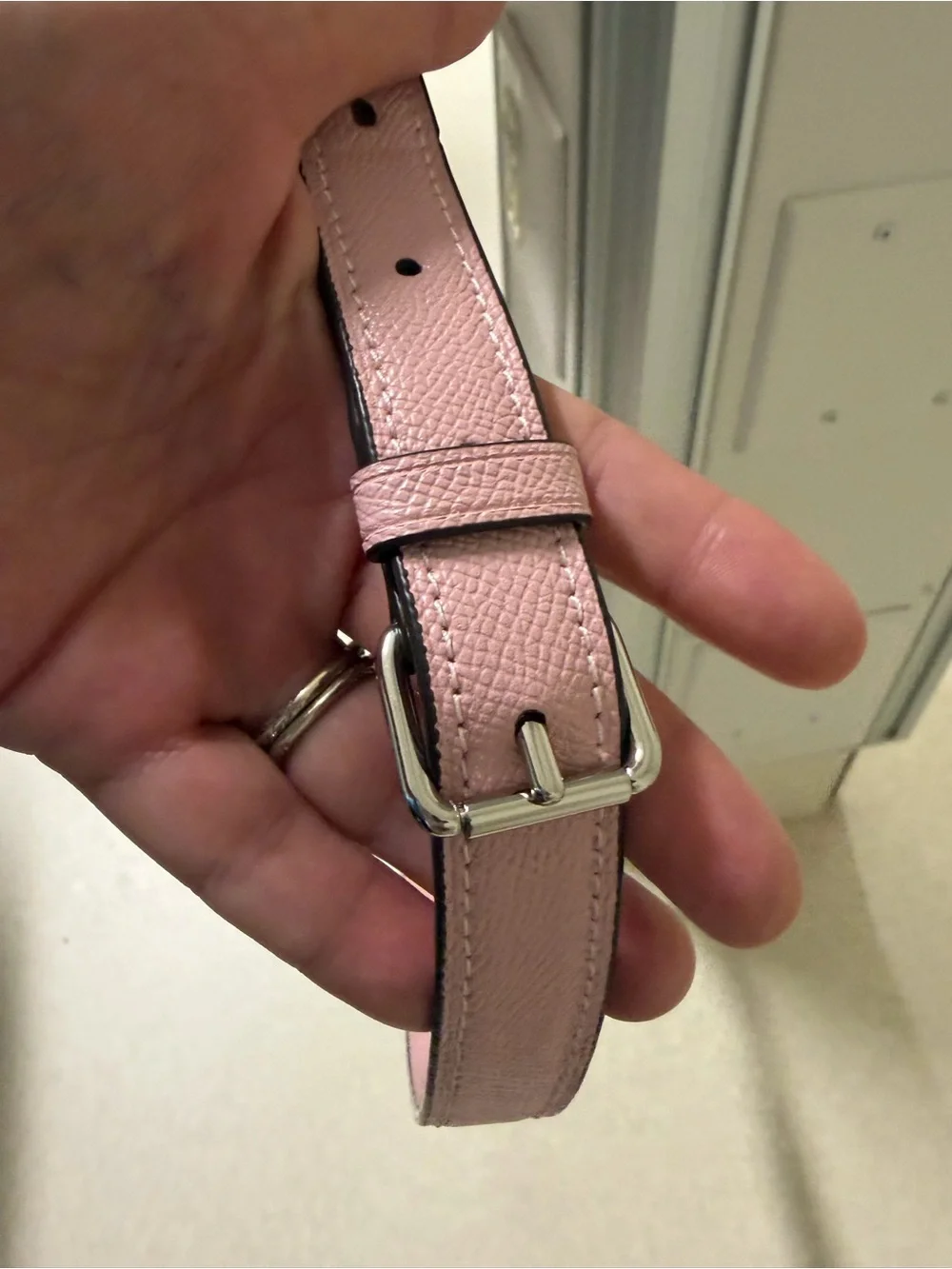 Coach Saffiano Pink Leather Satchel/Laptop Bag